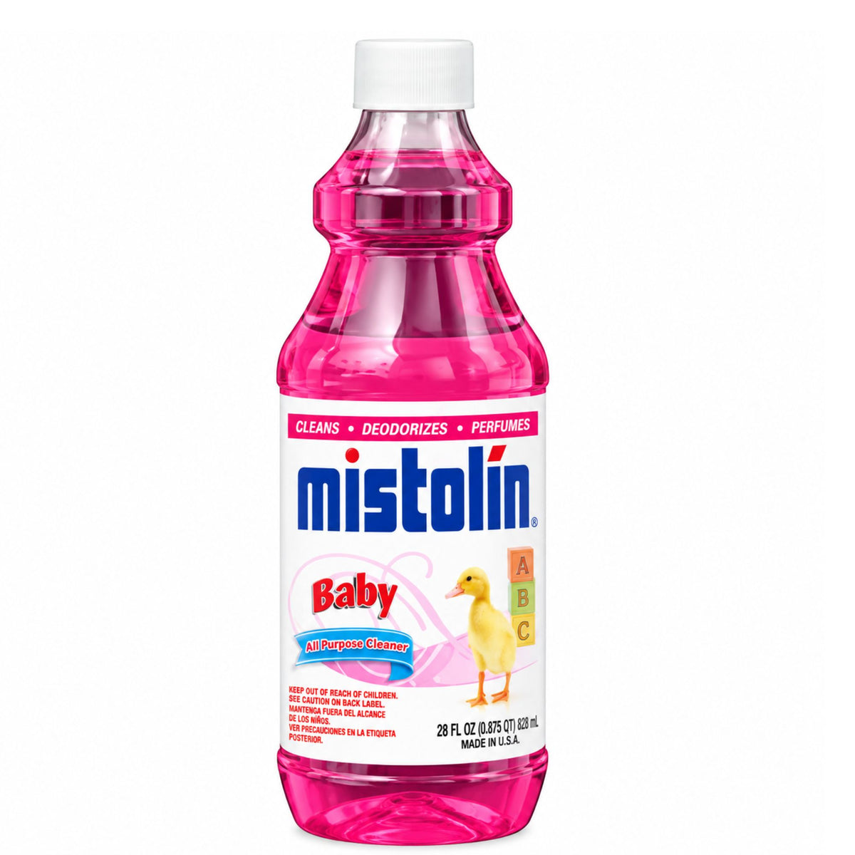 Mistolin Baby All Purpose Cleaner, 15 oz & 28 oz, Multi-Surface Cleaning Liquid