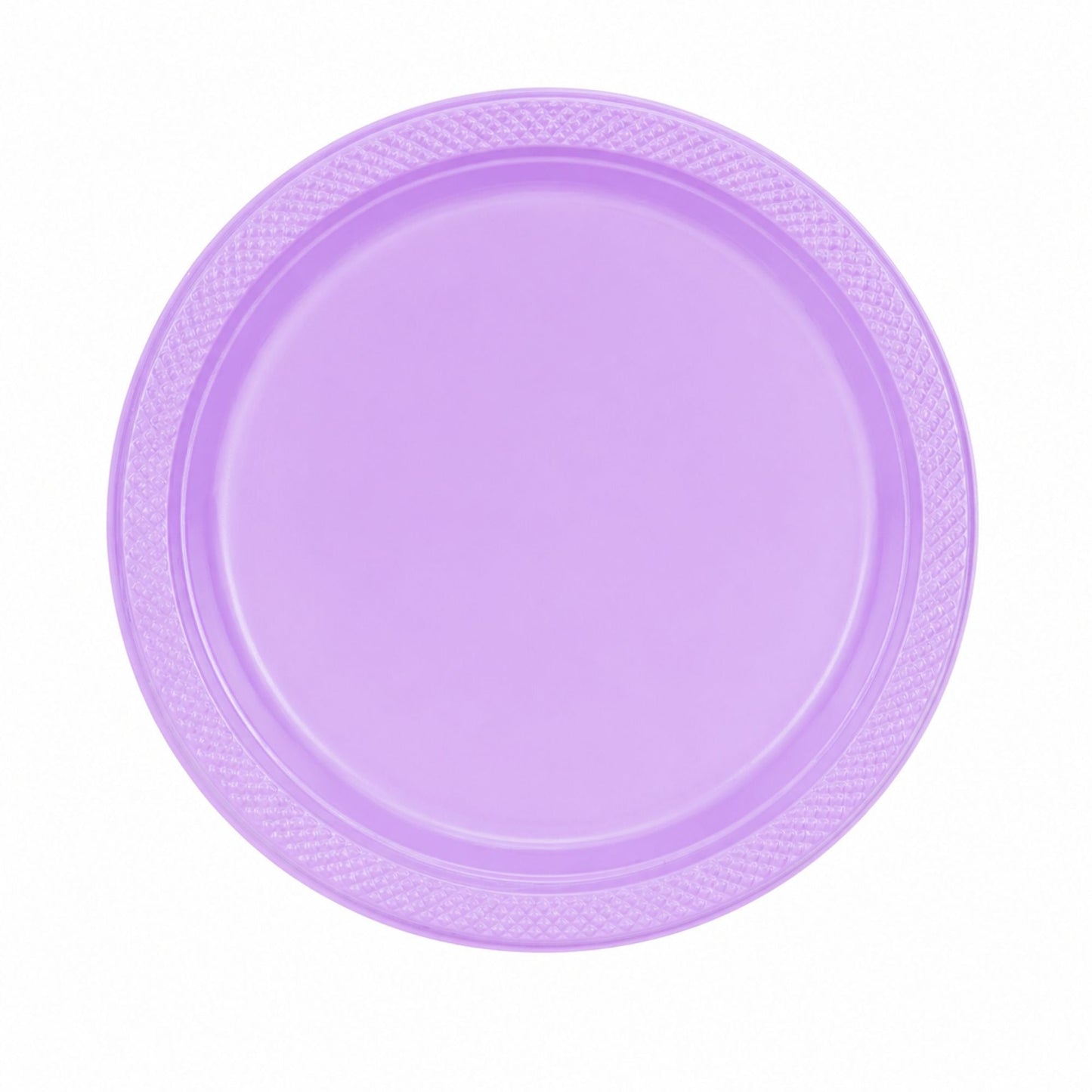9" Plastic Hydrangea Plastic Plate Disposable Disposable Plates Party Dimensions