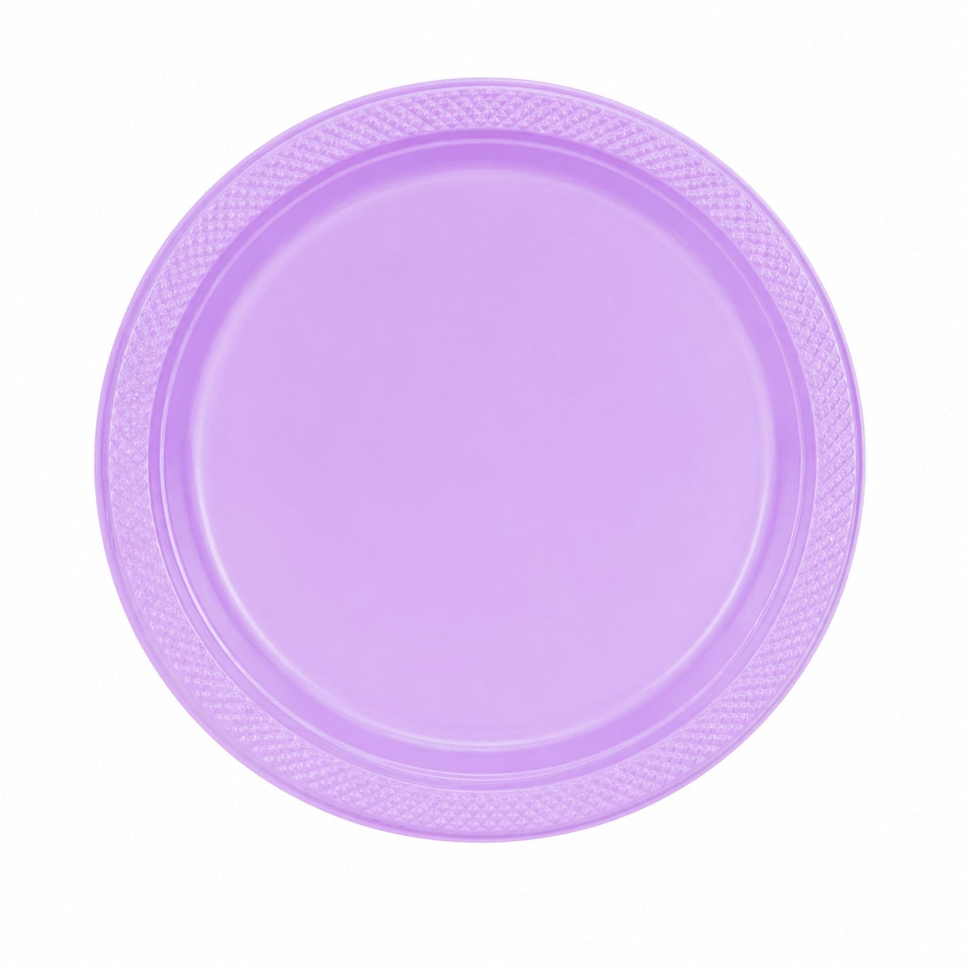 9" Plastic Hydrangea Plastic Plate Disposable Disposable Plates Party Dimensions