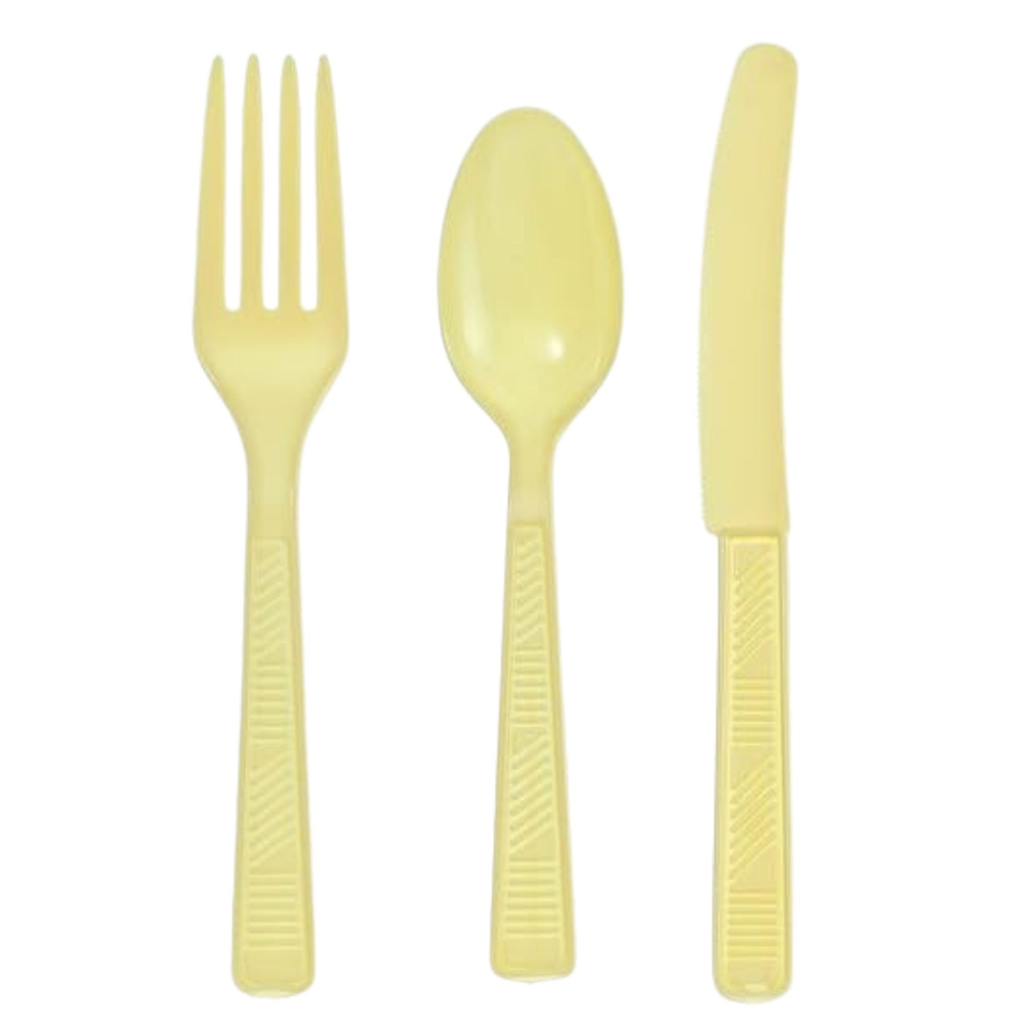 Disposable Yellow Combo Cutlery Set 48 Pack Kitchen Catalog, Cutlery main product image