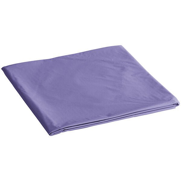 84'' Purple Round TableCloth Plastic Disposable Tablecovers Tablecloths Round lifestyle use image