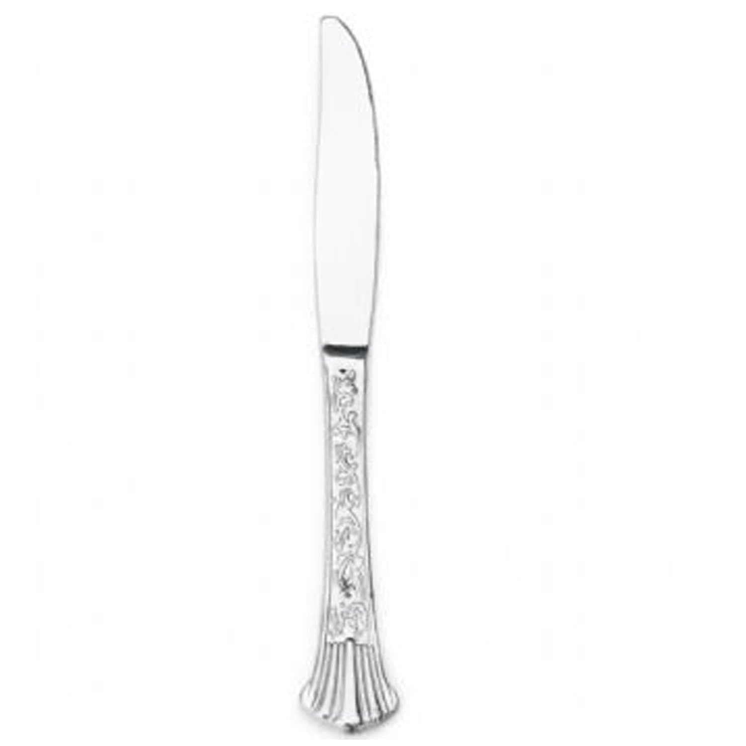 Simcha Silver Plastic Knives 20 Pack Disposable Spoons main product image