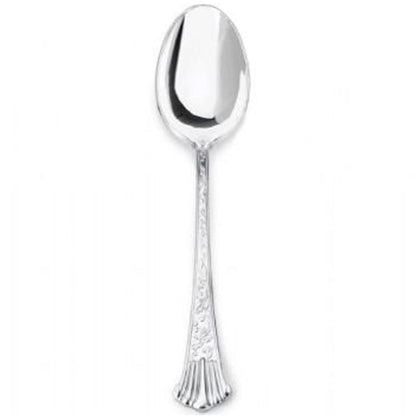  Simcha Silver Plastic Tea Spoons 20Ct Silverware Blue Sky