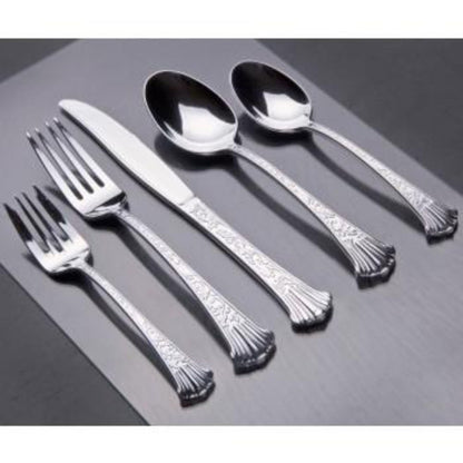  Simcha Silver Plastic Tea Spoons 20Ct Silverware Blue Sky