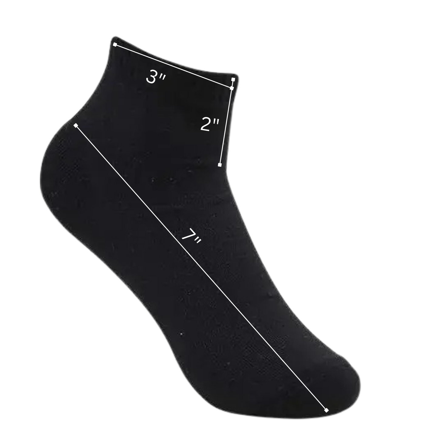 99¢- Women’s Moisture Wicking Athletic Socks – Size 9 to 11 - Pair of Ankle/Crew socks: 1CT