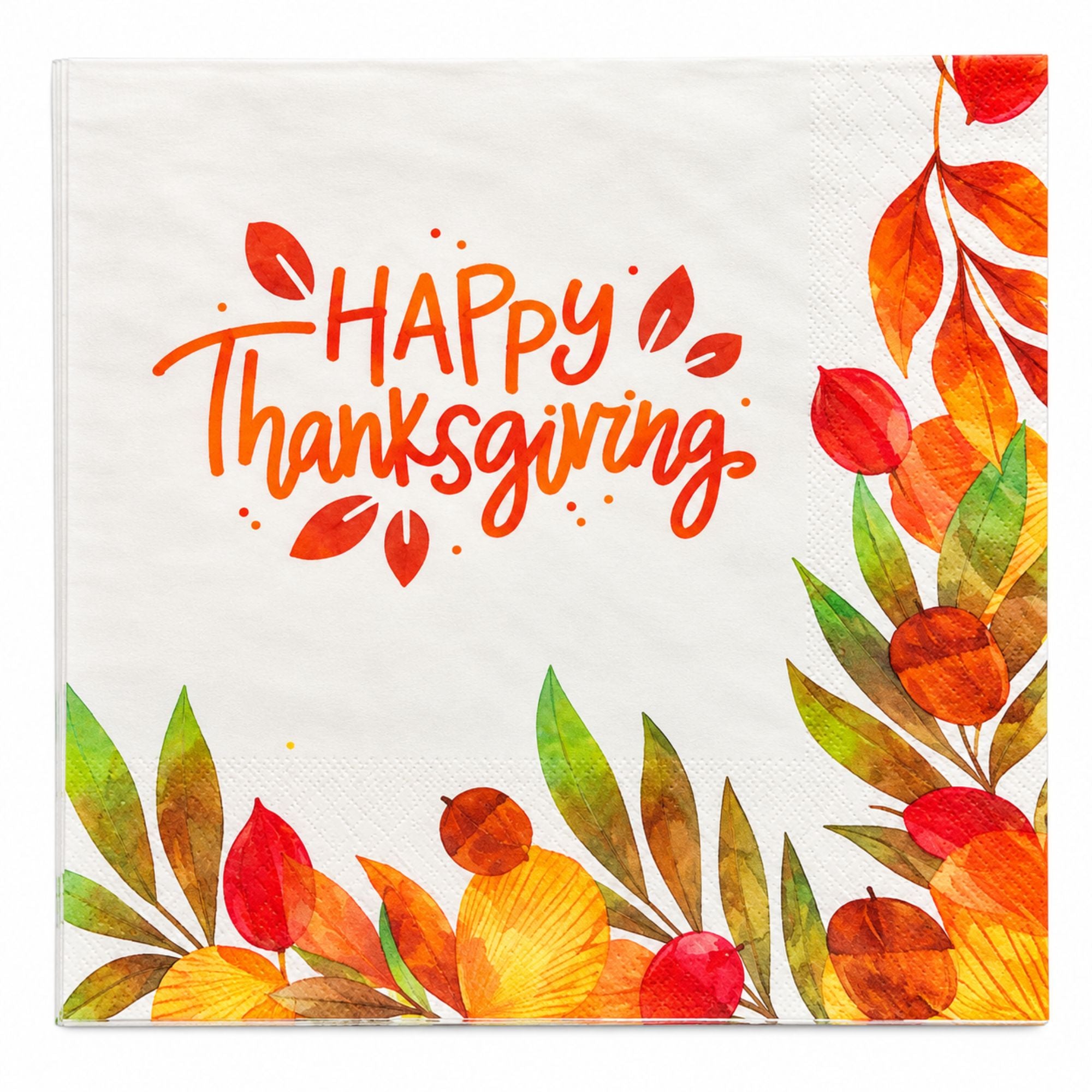 Thanksgiving Lunch Paper Napkins-16 Pack