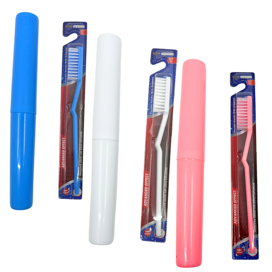 99¢  Toothbrush with Dual Action Gum Massager – Deep Clean & Gentle Care