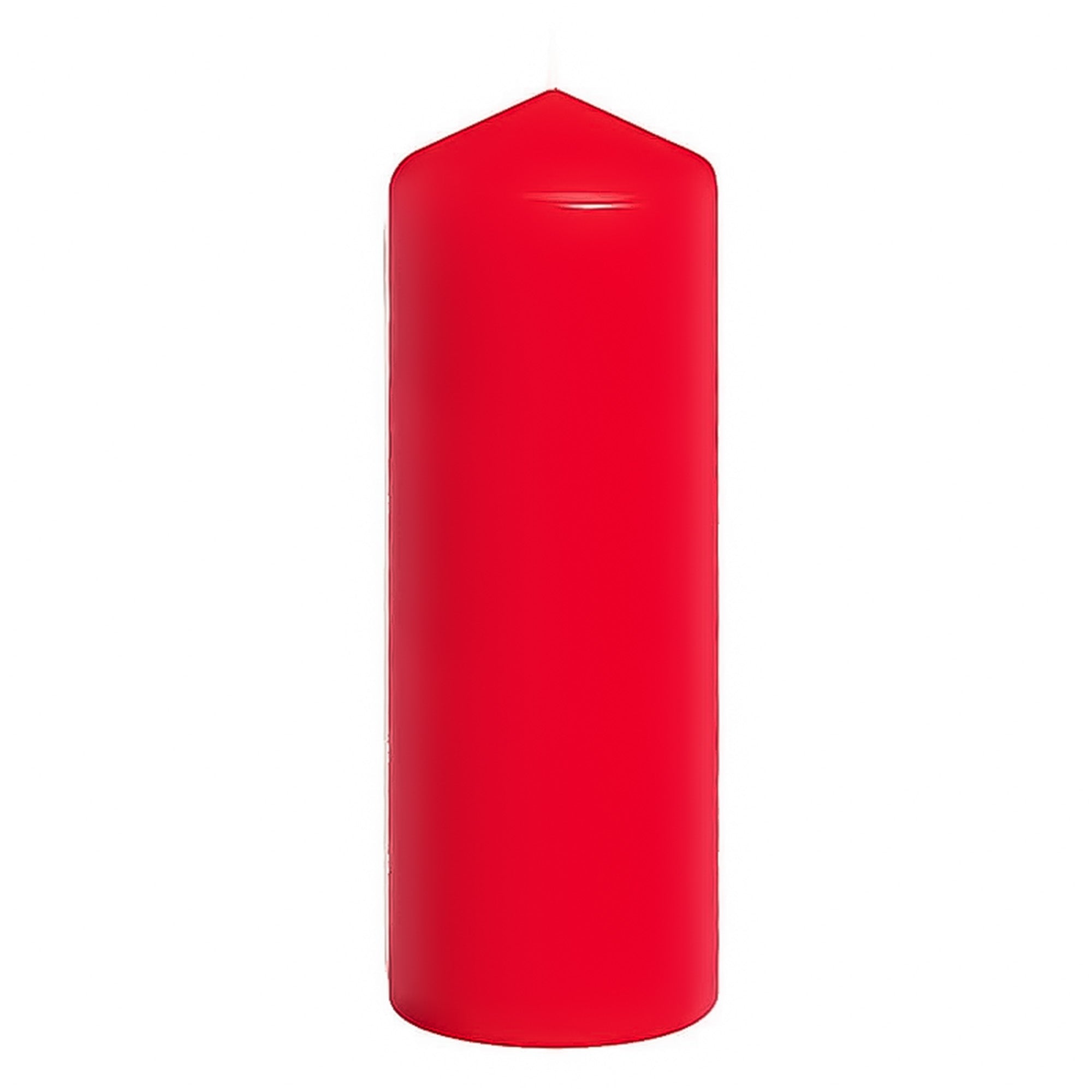 3"x6" Unscented Red Pillar Candle Candles product detail image