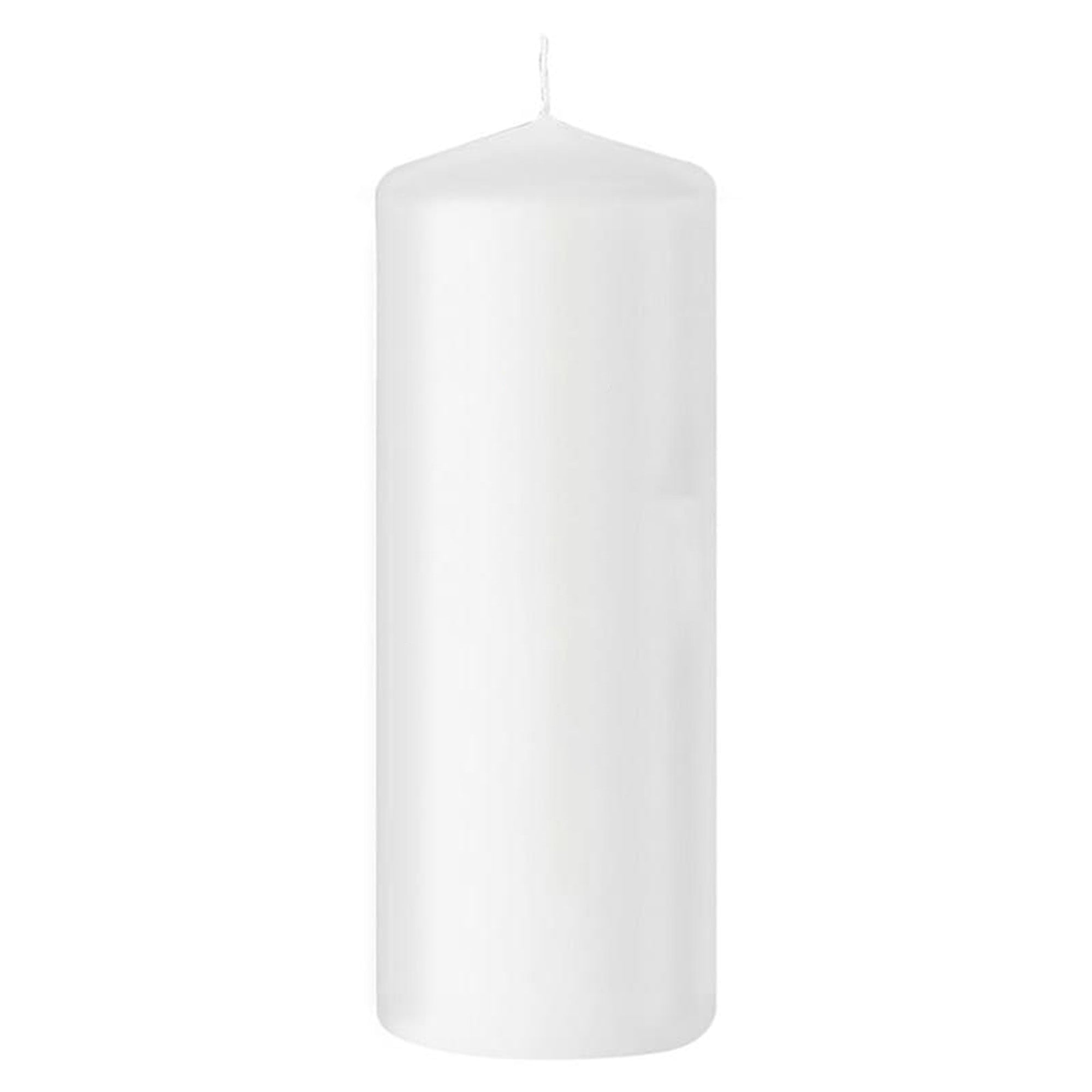 3"x6" Unscented White Pillar Candle Candles product detail image