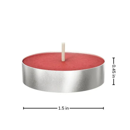 Apple Cinnamon Scented Tea Light Candle Candles WICK & WAX