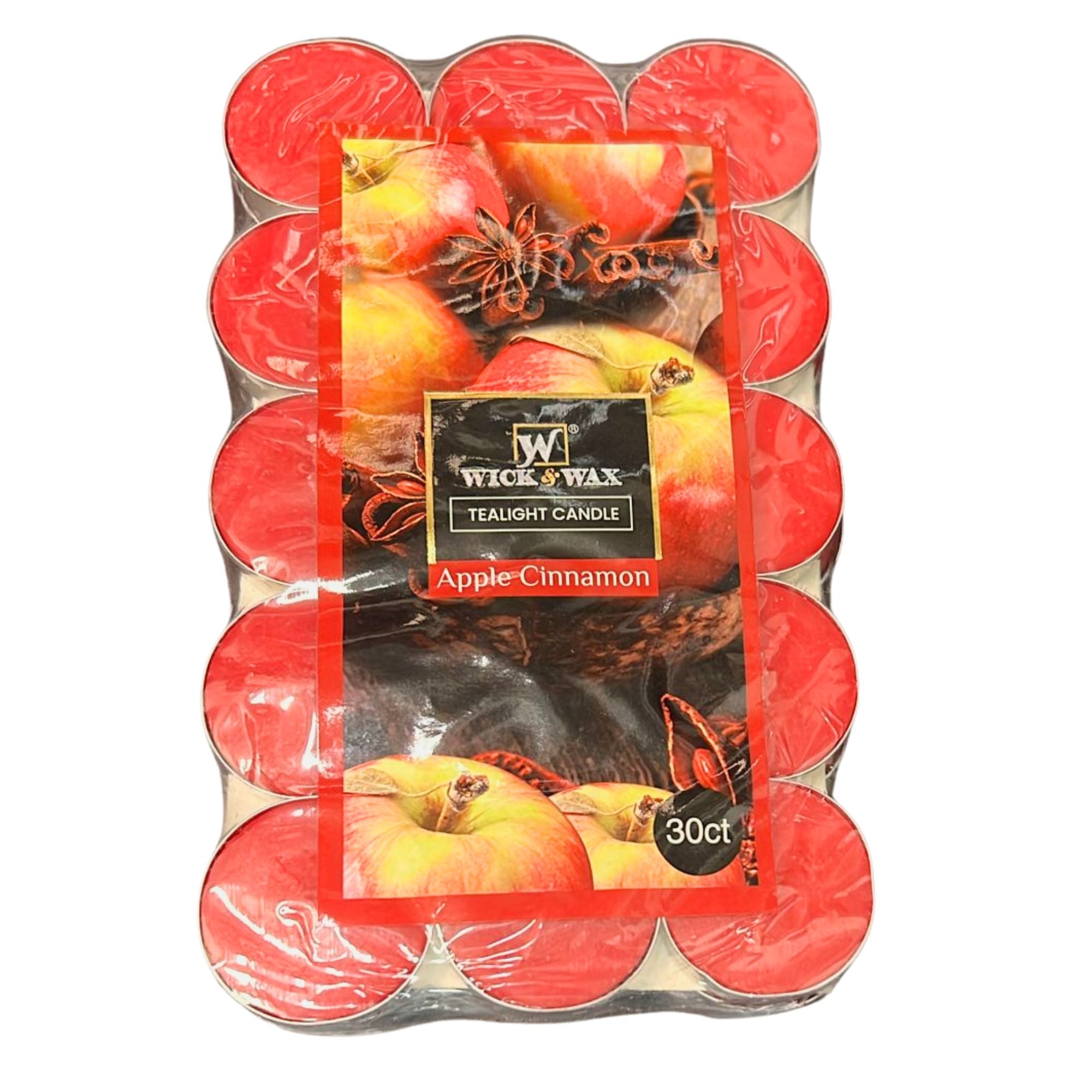 Apple Cinnamon Scented Tea Light Candle Candles main product image