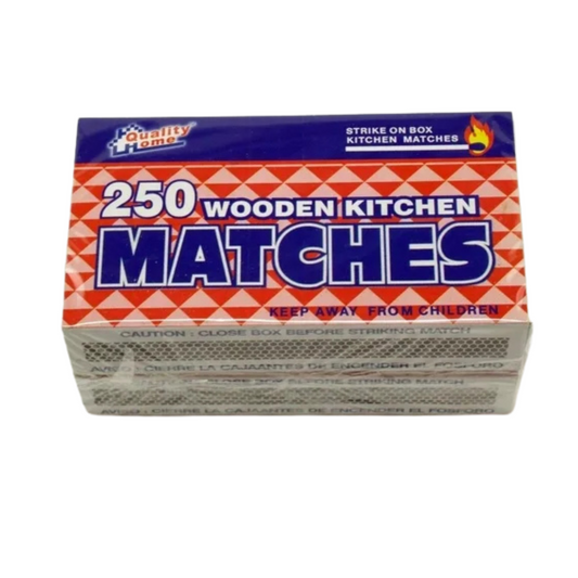 99¢- Wooden Matches Kitchen 250ct