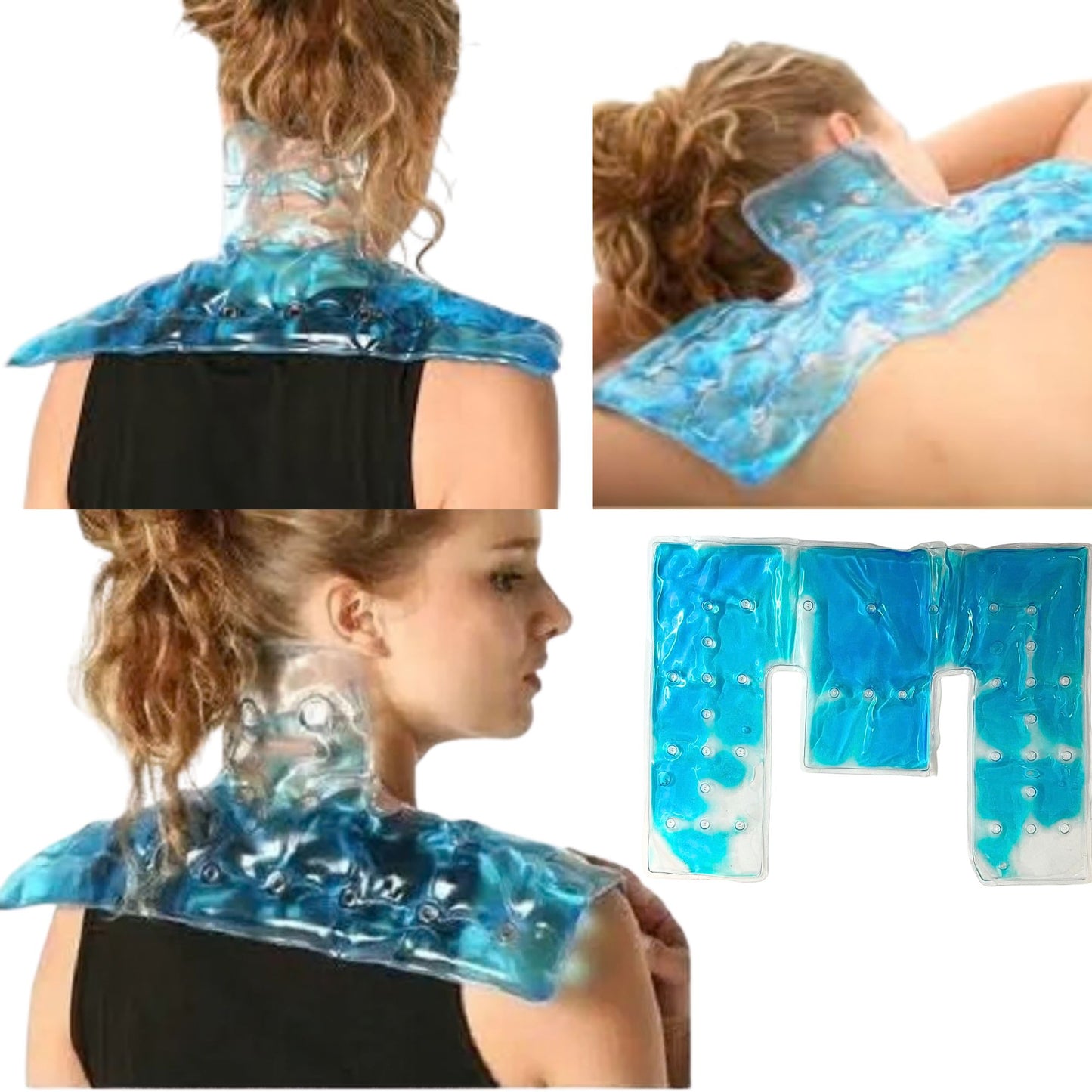 15" x 12" Reusable Hot/Cold Gel Heat Pad for Shoulder & Back Heating Pads Safety size and feature image