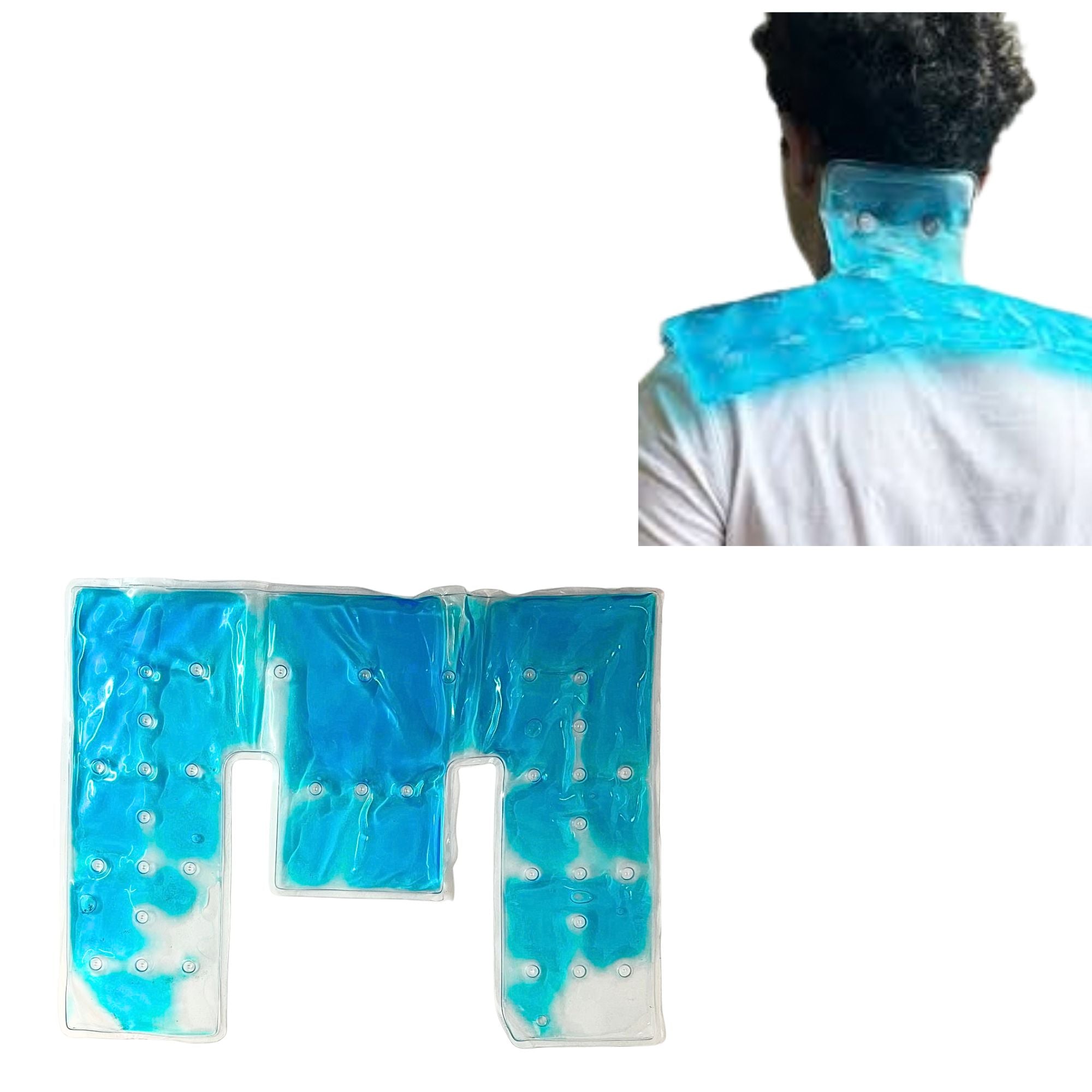 15" x 12" Reusable Hot/Cold Gel Heat Pad for Shoulder & Back Heating Pads Safety lifestyle use image
