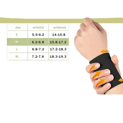 99¢ Max Adams Essentials Stretchable Wrist Support – White – Comfortable Compression Brace:1CT