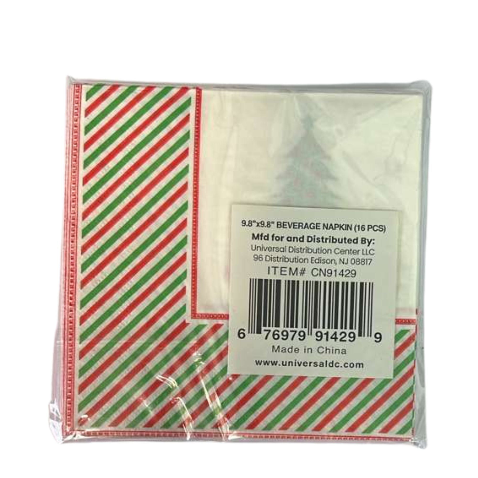 9.8" x 9.8" Merry Christmas Tree Napkins Holiday 16 Pack Kitchen Catalog, Paper Napkins product detail image