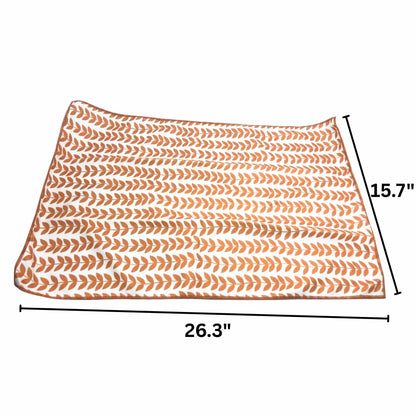 Absorbent Multi-Puepose Cotton Brown Kitchen Towel