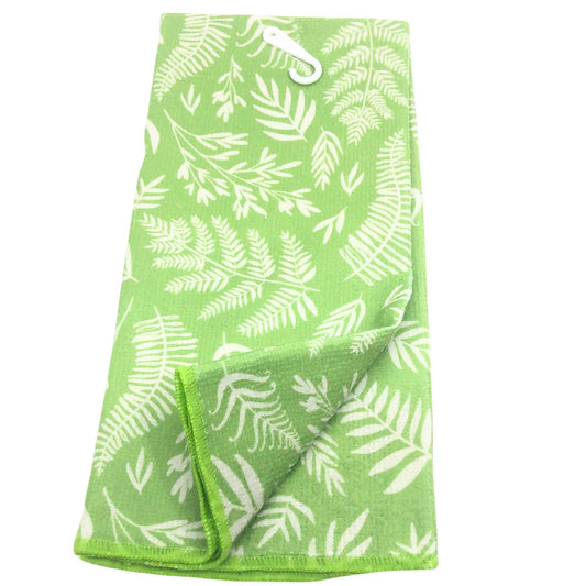 Absorbent Multi-Puepose Cotton Green Kitchen Towel