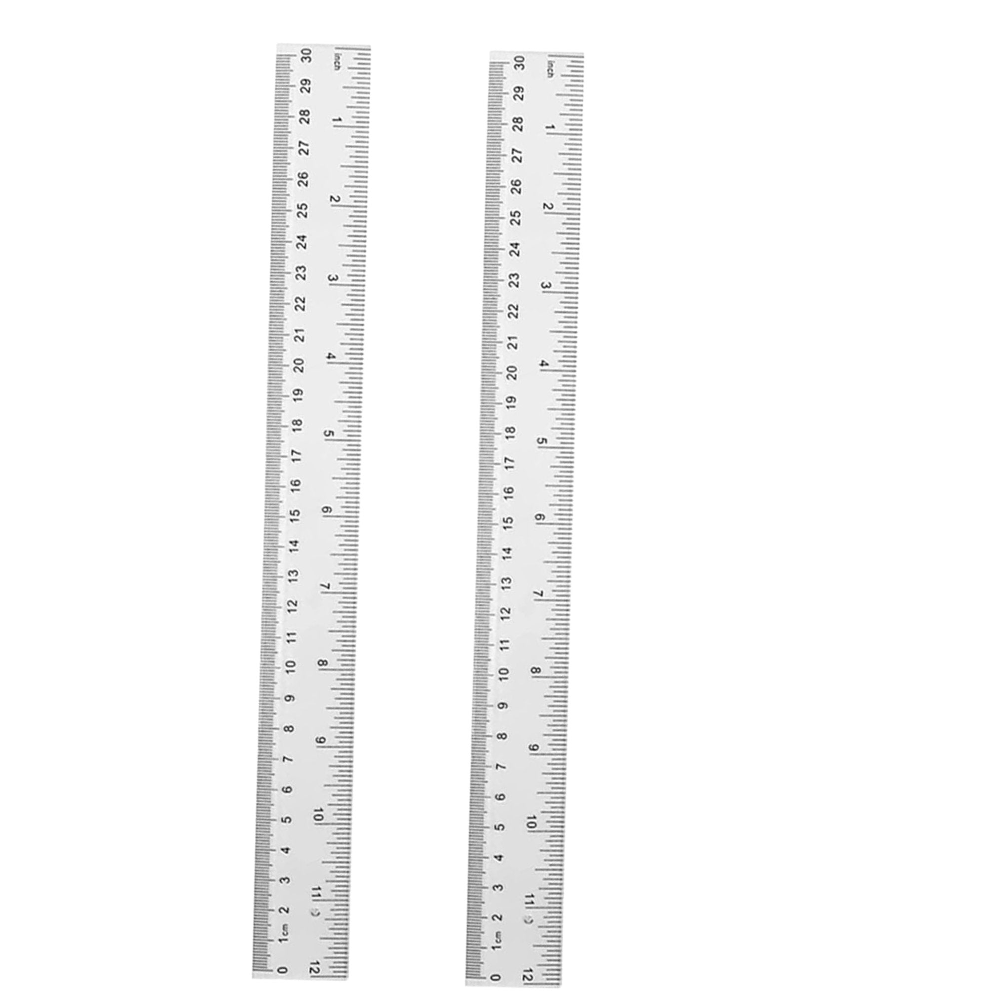 12" Acrylic Clear Ruler with Raised Center Grip: 1 Pack Rulers main product image
