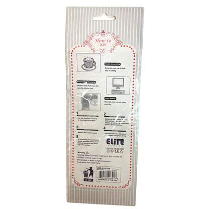 Acrylic Stickers – Includes Gold & Silver Designs
