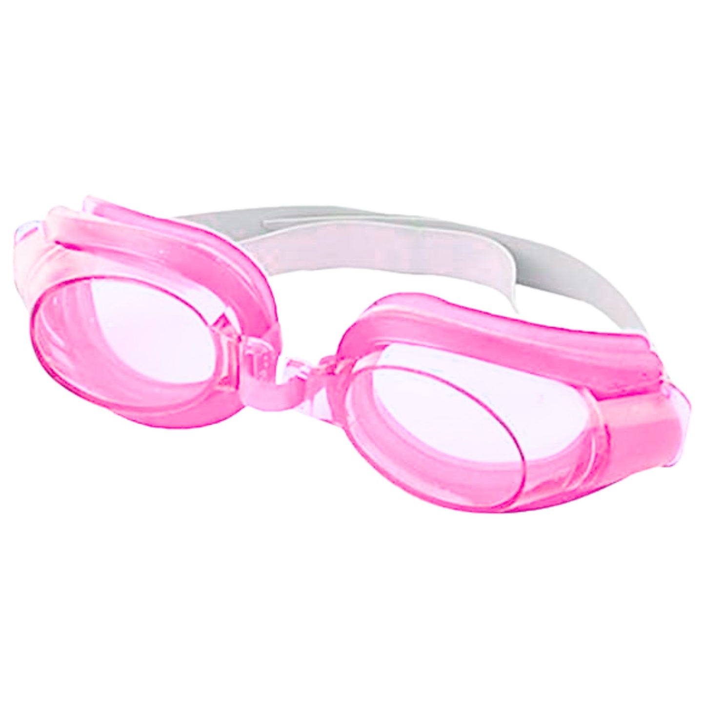 Adult Swim Goggles with Earplugs & Nose Clip