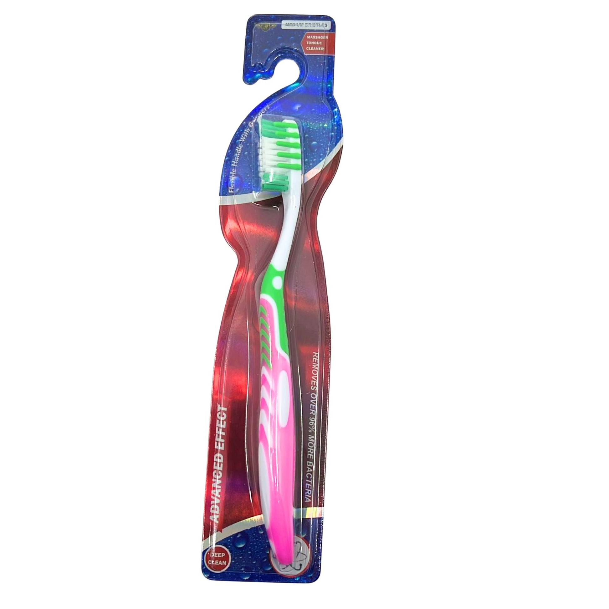 Advantage Effect Toothbrush with Multi-Level Flexible Bristles
