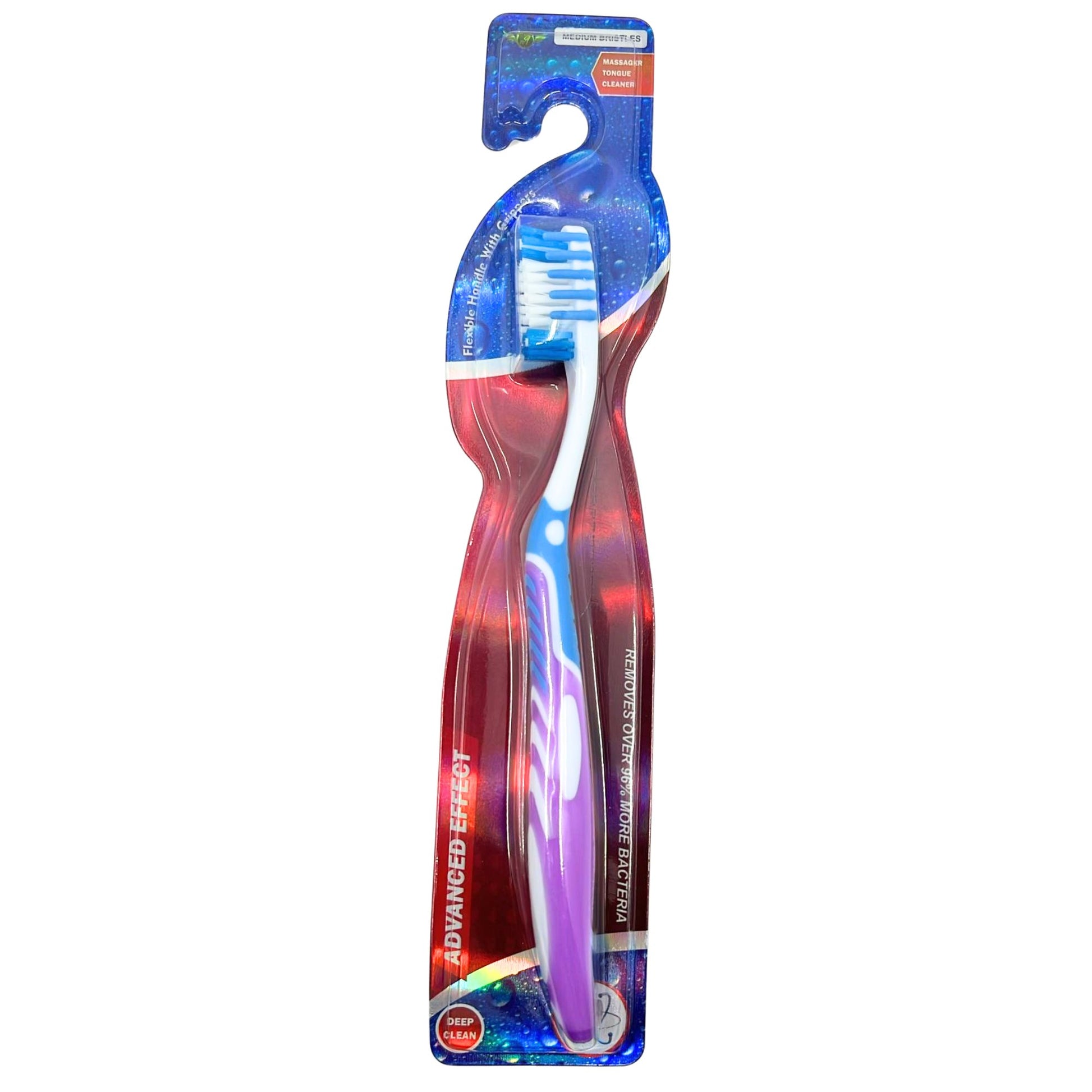 Advantage Effect Toothbrush with Multi-Level Flexible Bristles