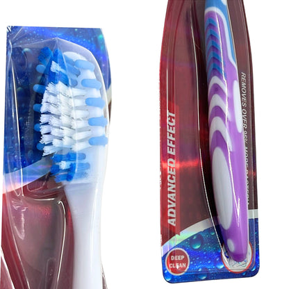 Advantage Effect Toothbrush with Multi-Level Flexible Bristles