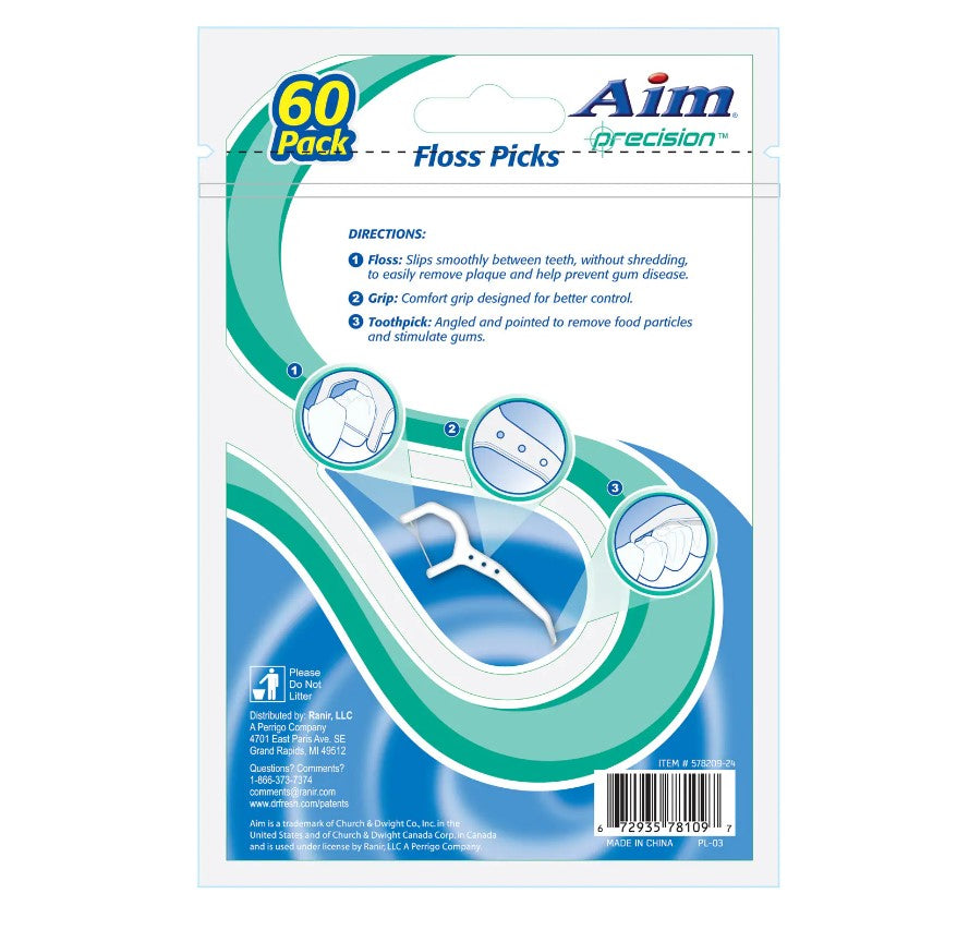 Aim Percision Floss Picks