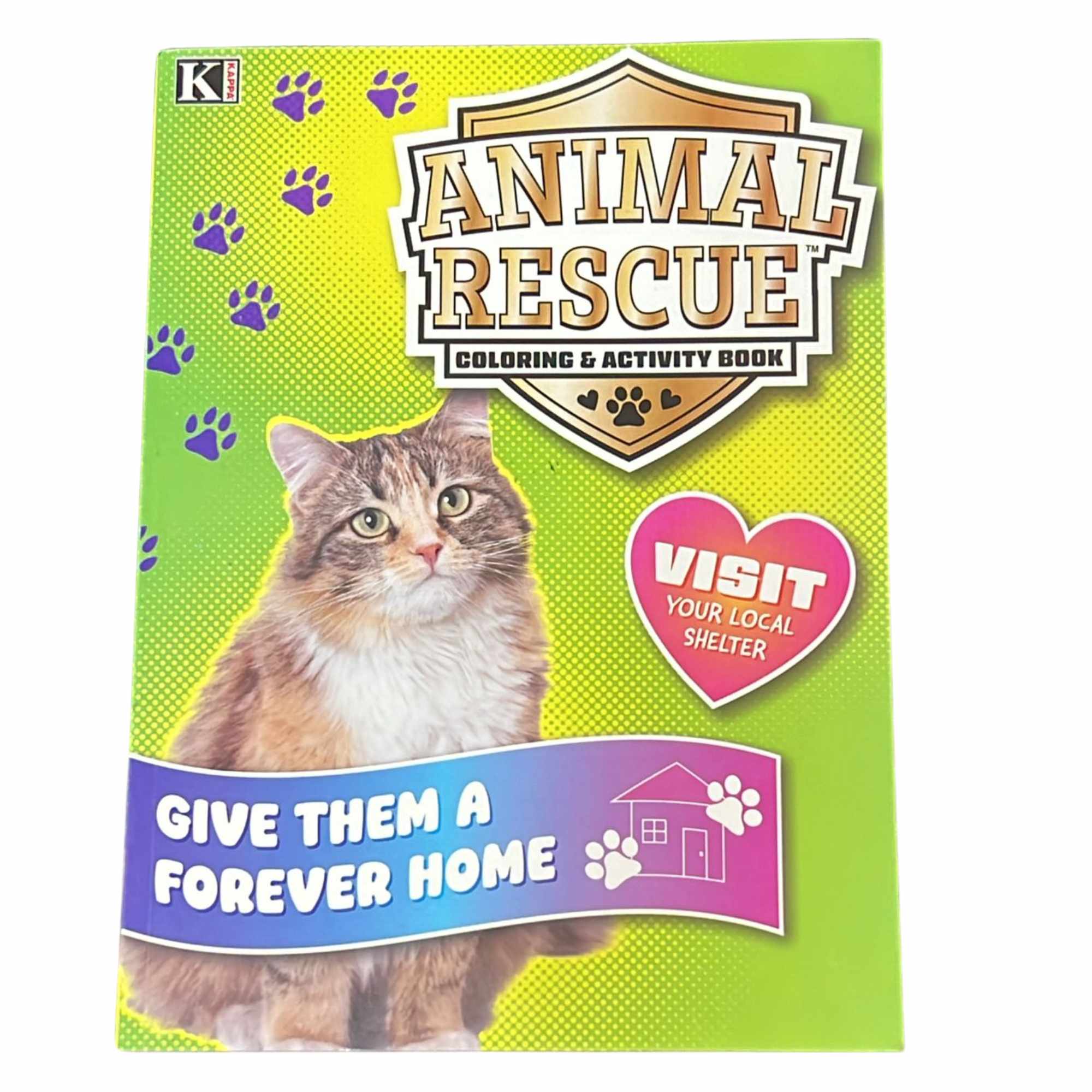 Animal Rescue Coloring and Activity Book – Give Them a Home Forever Coloring Books & Pads main product image