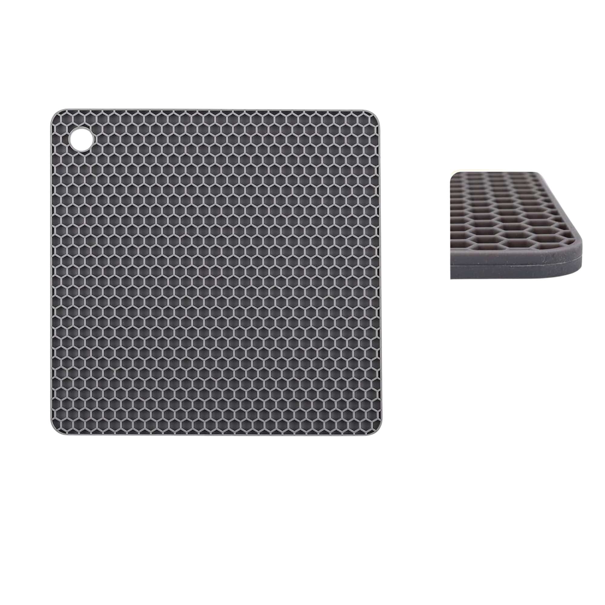 7" Square Silicone Placemat & Holder: 1 Pack Trivets Kitchen Accessories product image 8