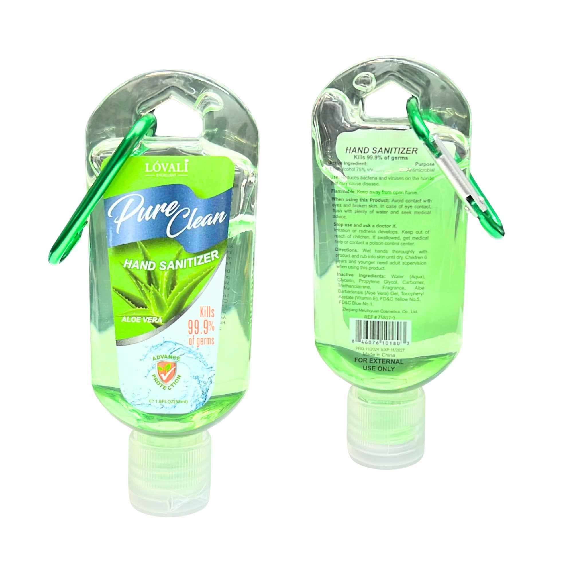 1.8 oz Lovali Pocket Hand Sanitizer with Pocket Ring: 1 Pack Personal Care lifestyle use image
