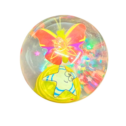 Assorted Butterfly Inside Bouncing Ball | Fun, High-Bounce Toy for Kids