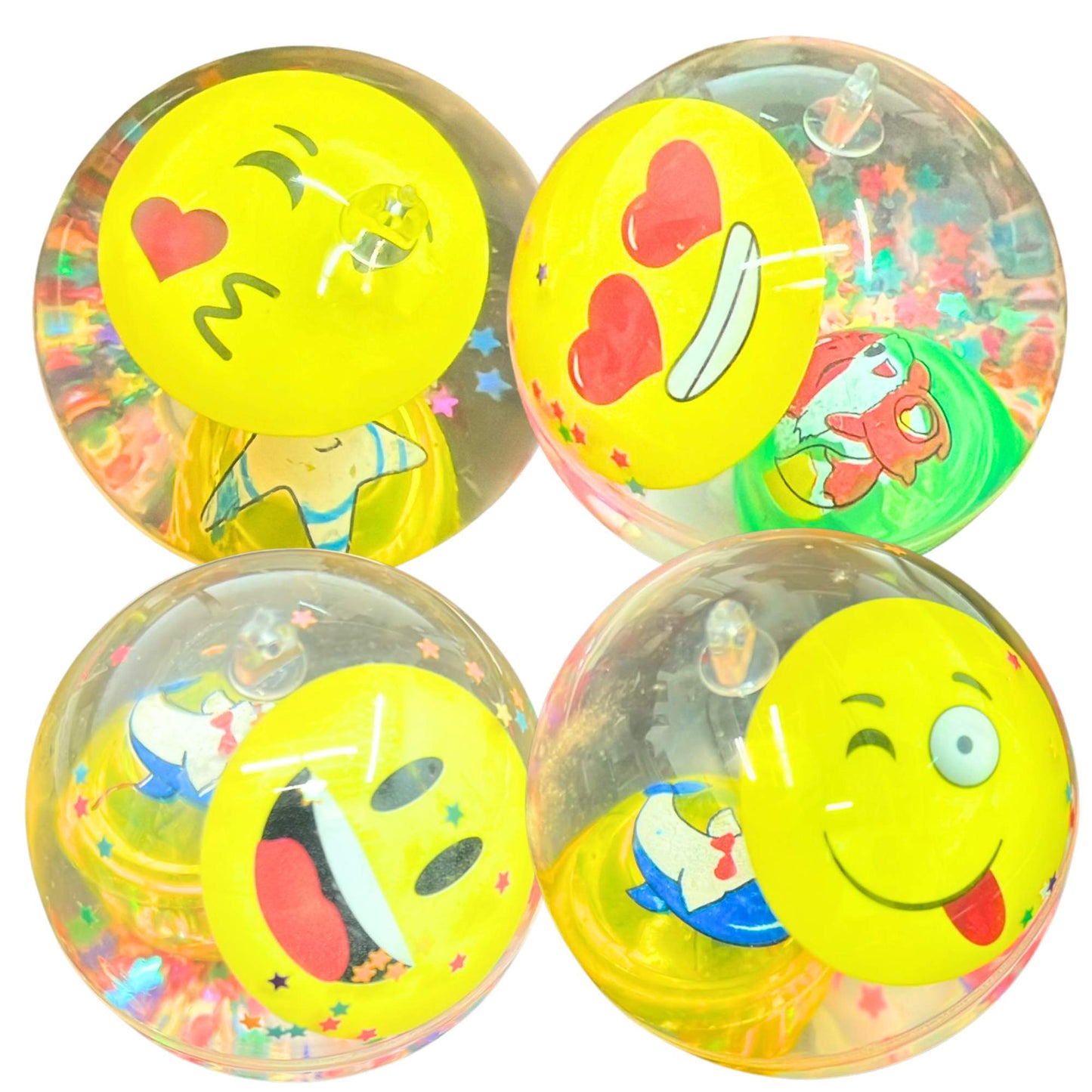 Assorted Emoji Emotion Bouncing Ball | Fun, High-Bounce Toy for Kids