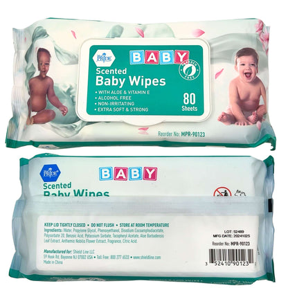 Disposable Scented Baby Wipes