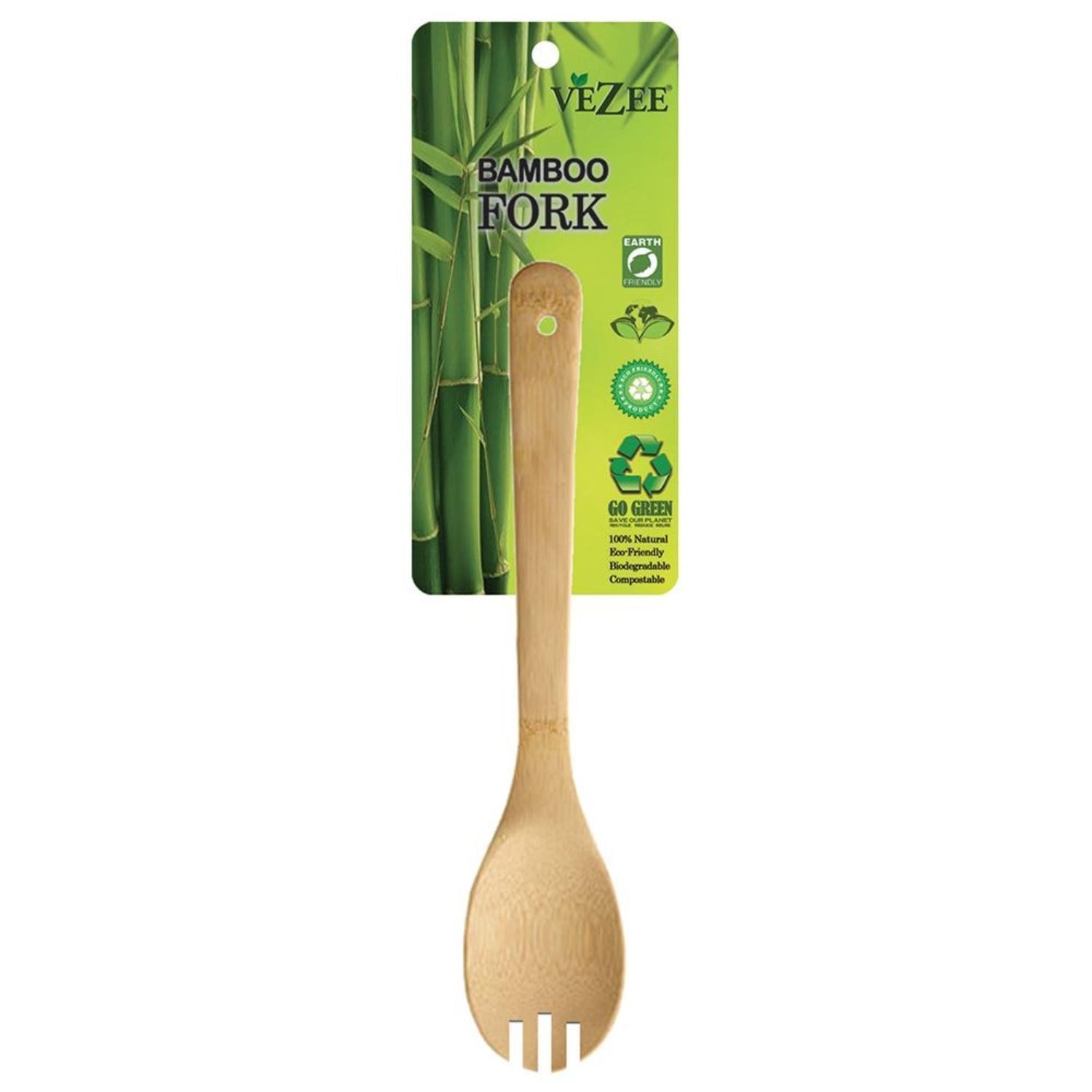 Bamboo Fork 12": 1 Pack Baboo Utensil Bamboo Utensils size and feature image