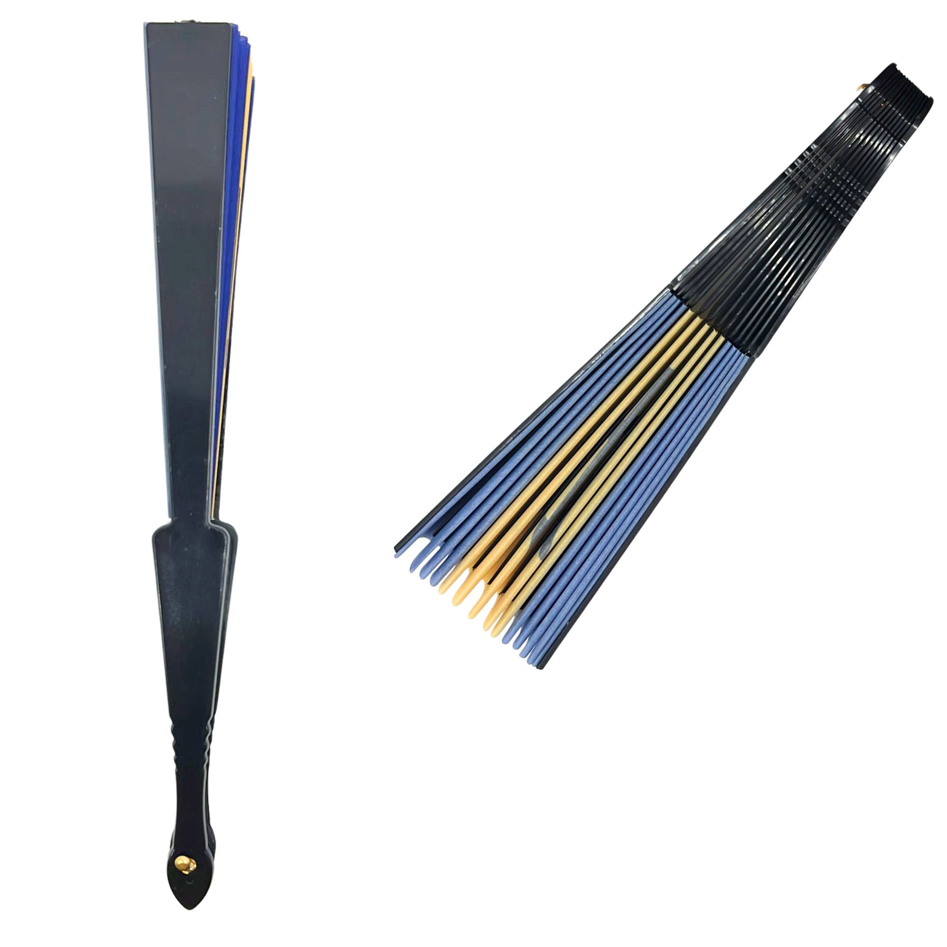  Barbados Flag Hand Folding Fan