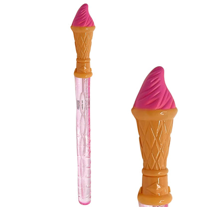 15" Big Bubble Wand with Fun Ice Cream Handle 