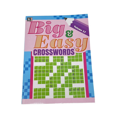 Big & Easy Crosswords Vol 37– Easy on the Eyes, Fun for the Mind
