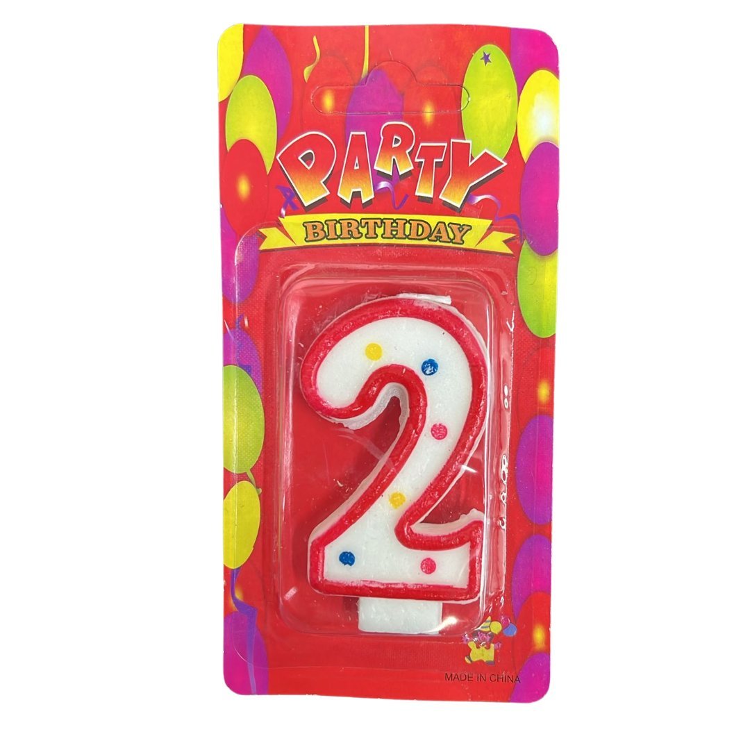 Birthday Number 2 Cake Candle: 2 Pack Birthday Candle Birthday Candle Birthdays main product image