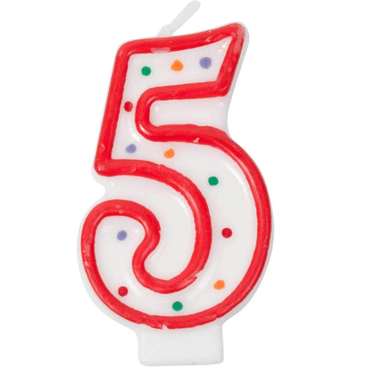 Birthday Number-5 Cake Candle