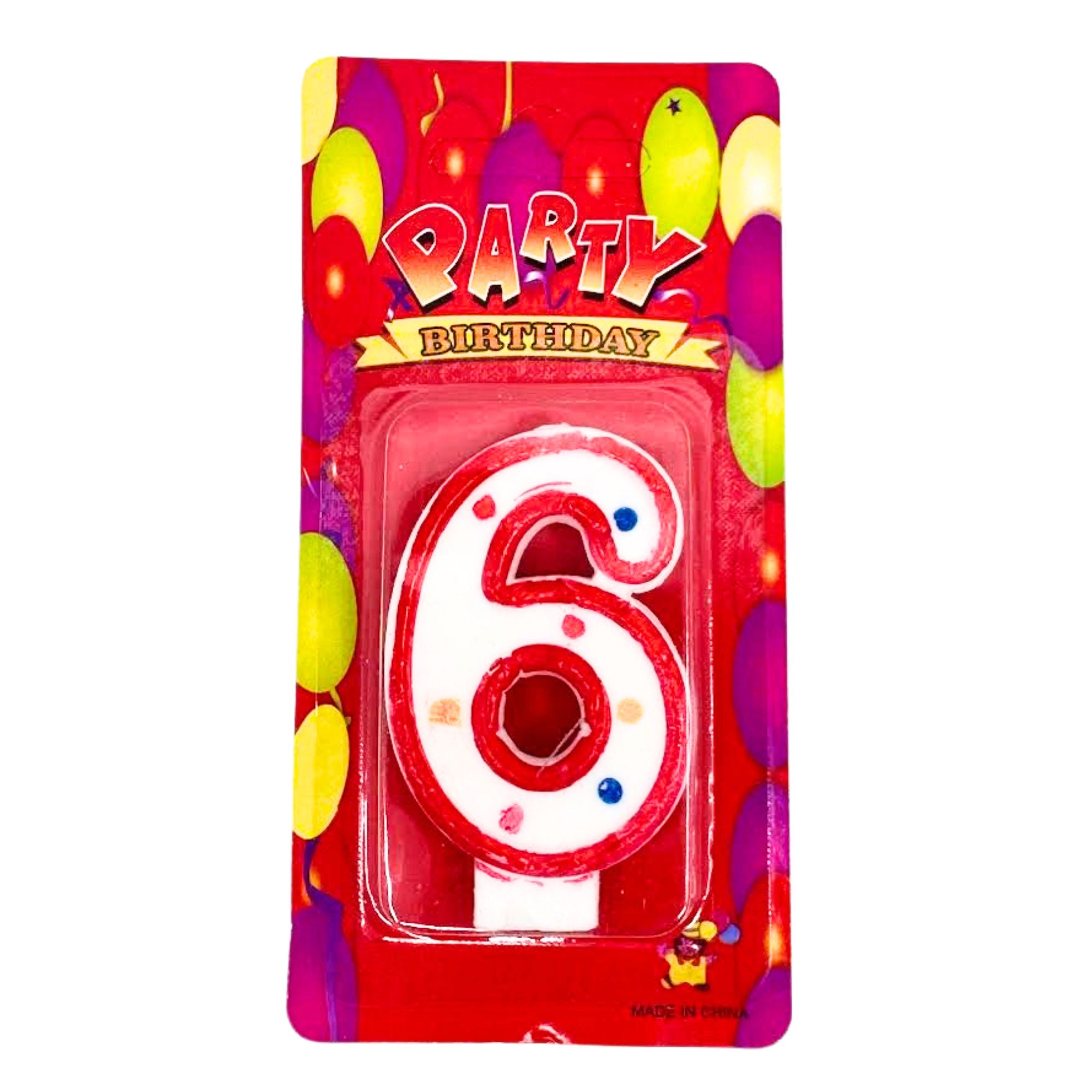 Birthday Number 6 Cake Candle: 1 Pack Birthday Candle Birthday Candle Birthdays main product image
