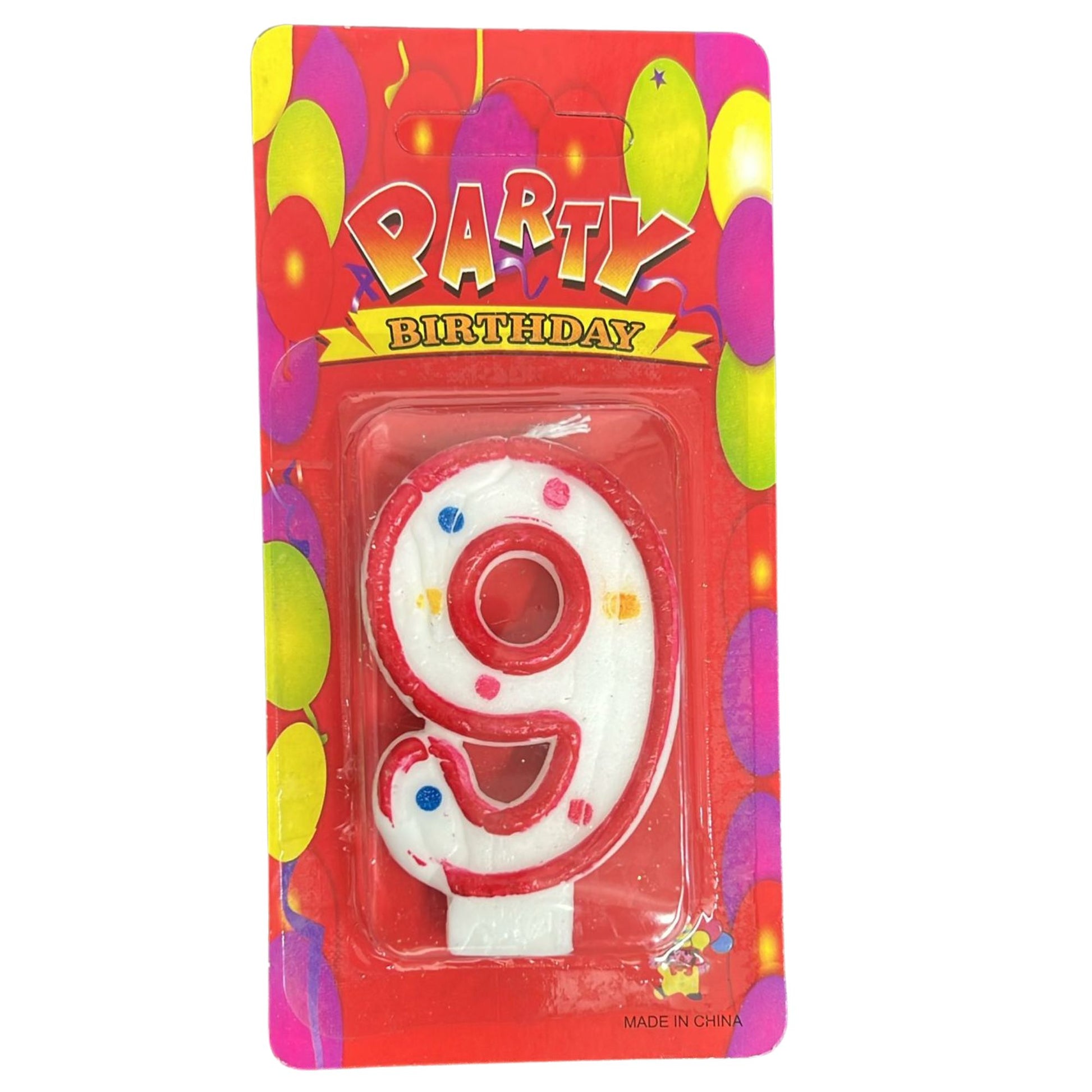 Birthday Number-9 Cake Candle