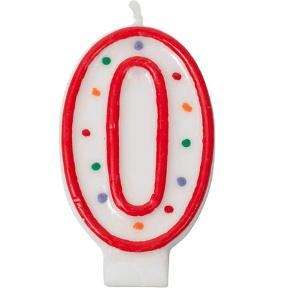 Birthday Number-0 Cake Candle