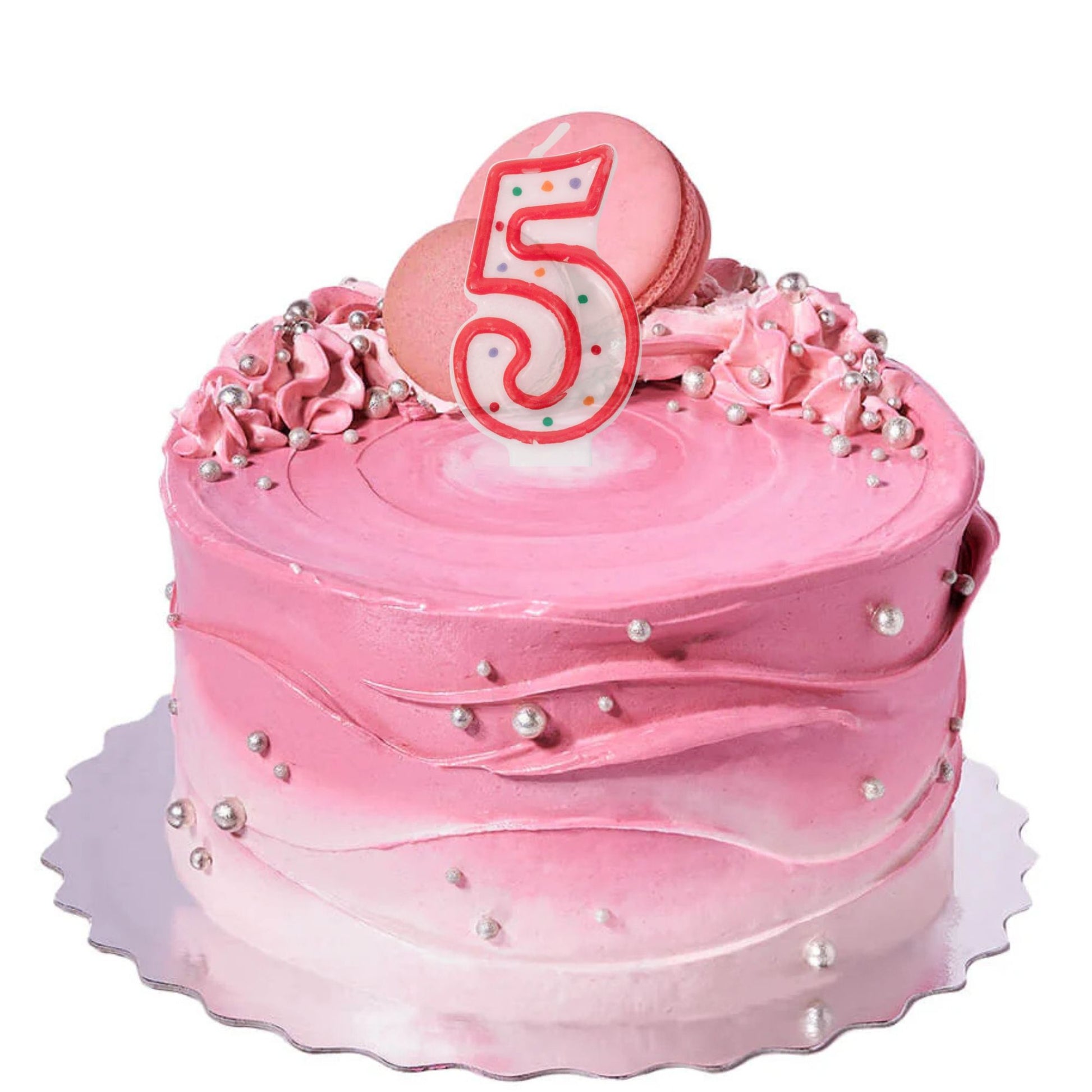 Birthday Number-5 Cake Candle