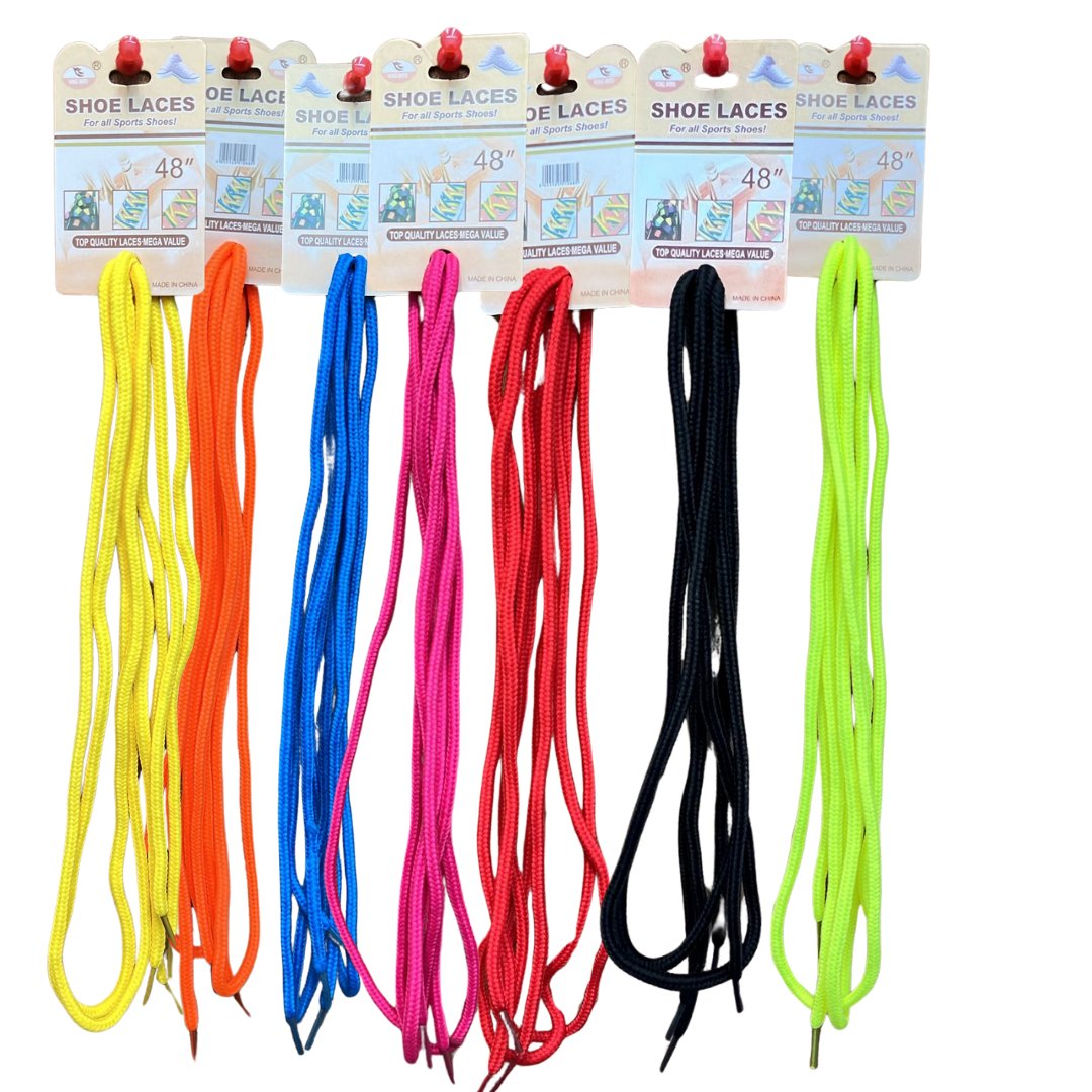 Black 48-Inches Shoe Laces for All Sports Shoes