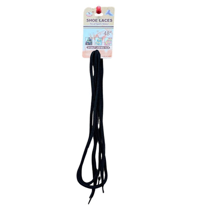 Black 48-Inches Shoe Laces for All Sports Shoes