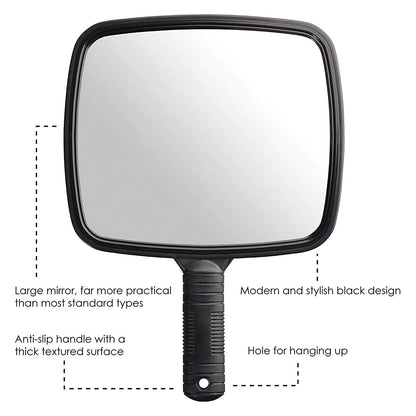  Black Handheld Mirror