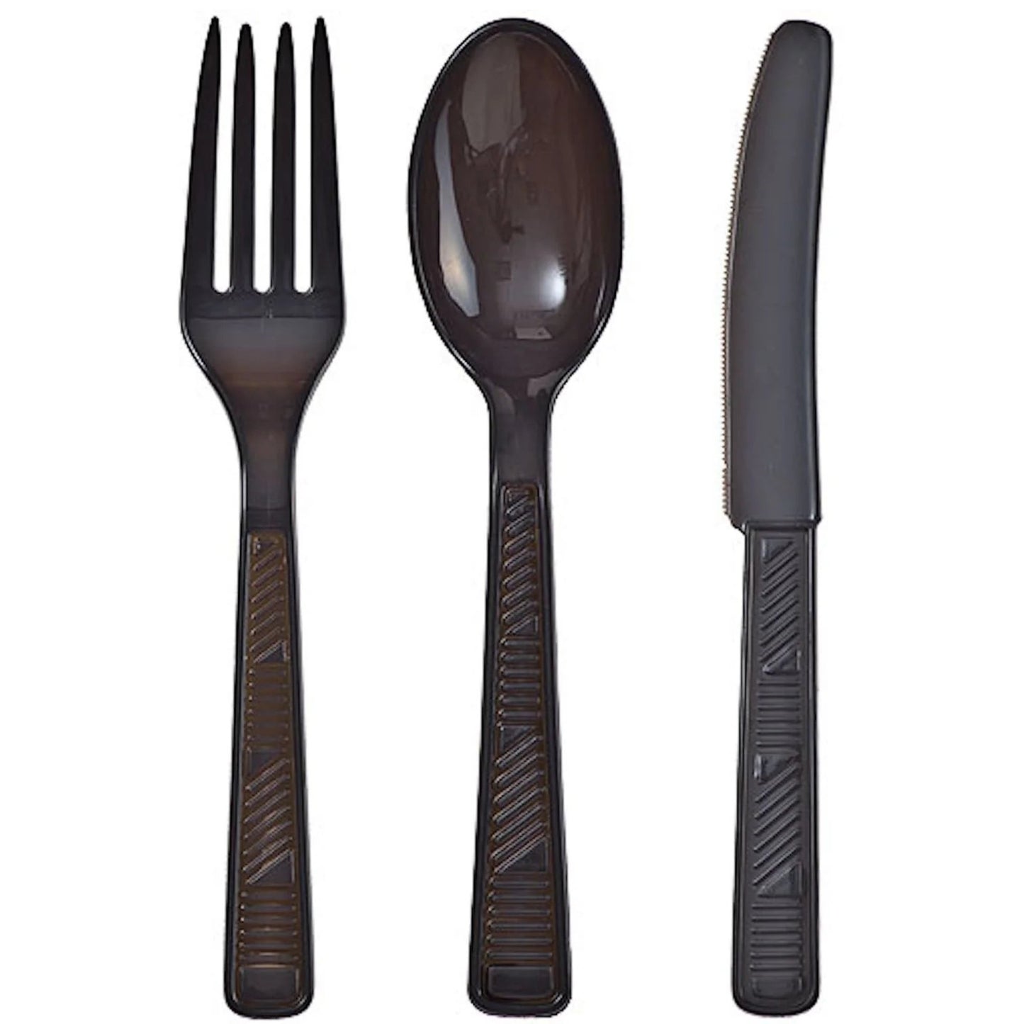 Disposable Black Combo Cutlery Set
