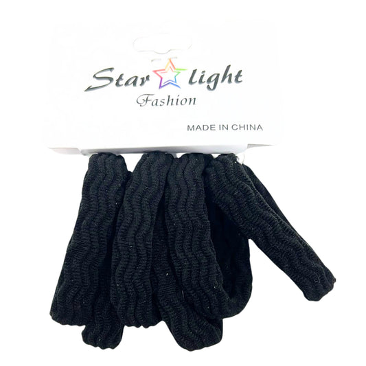 Elastic Black Stretch Hair Ties